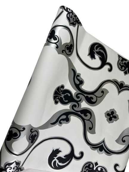 freeWhite & black Florida Made in USA - Nonwoven pvc wallpaper - Image 4