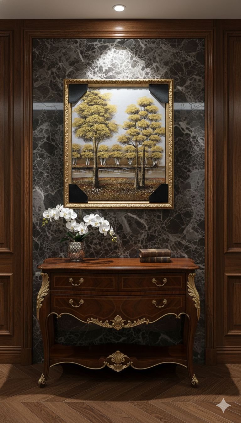 Golden Grove Reflections - 3D Classic Nature Art