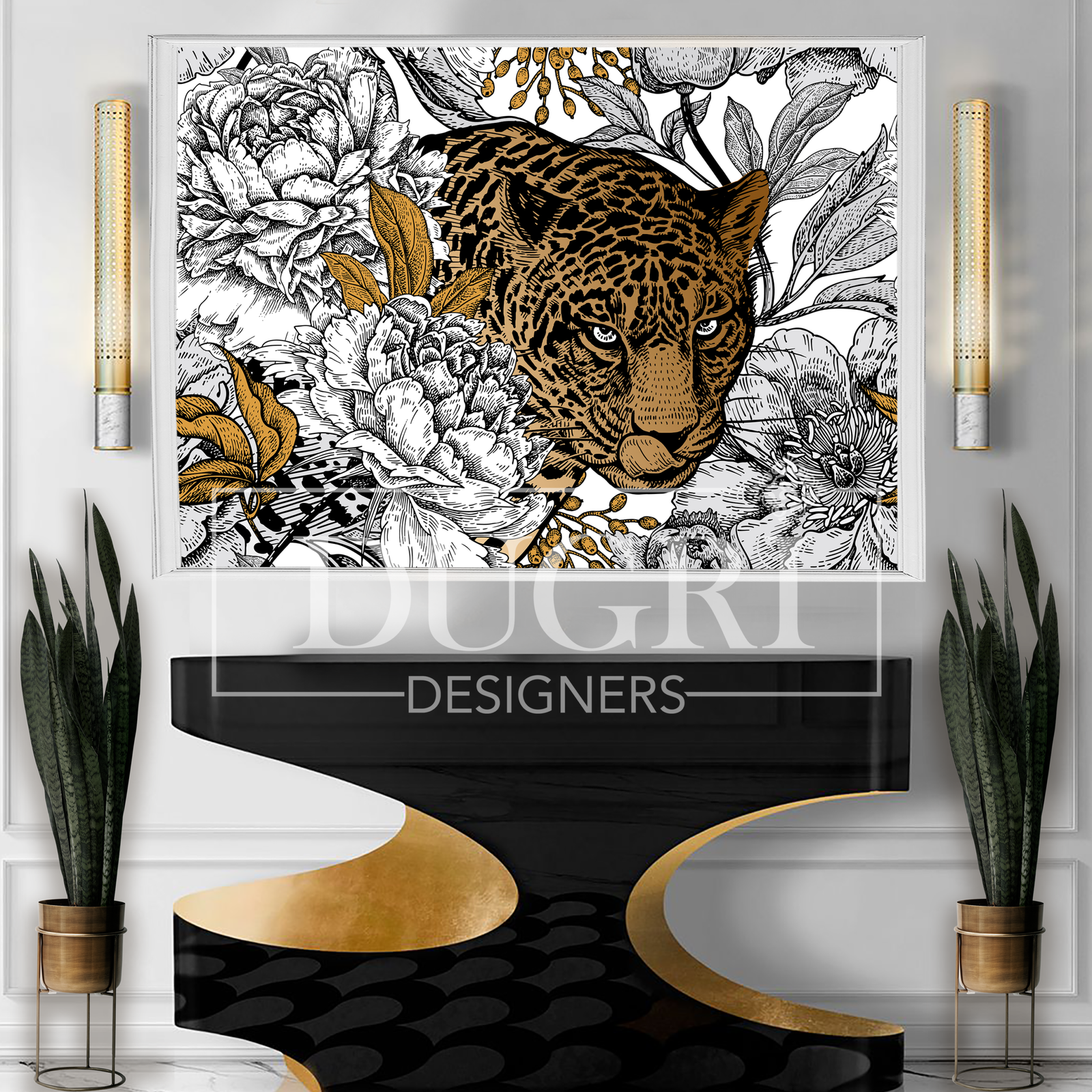 3D Tiger Customized Wallpaper DDS326 - Image 2